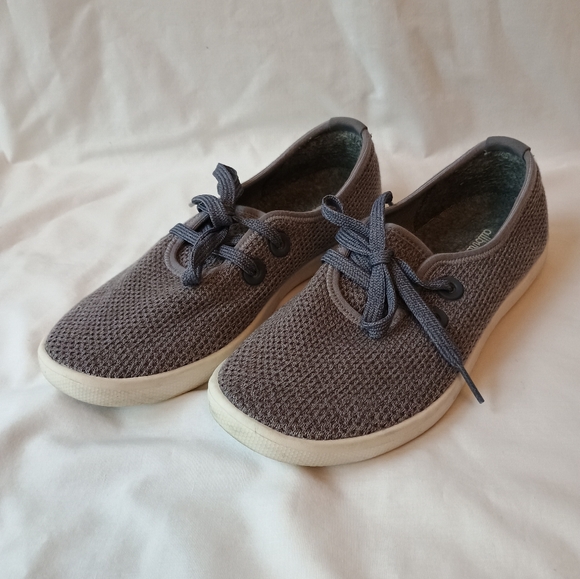 Allbirds Tree Skippers Sz 7 Lace Up Boat Shoes Breathable Comfort Gray Washable - Picture 1 of 9